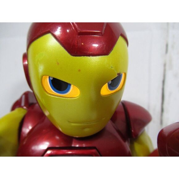 Hasbro Iron Man Super Hero Squad 11" Action Figure Works Great Sounds Great B1 - Picture 2 of 10